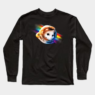 Astronaut Cat Long Sleeve T-Shirt